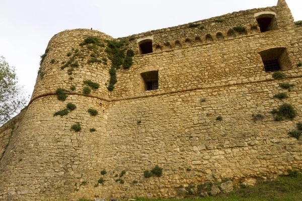 Low Angle Shot Town Wall Magliano Toscana Italy — Foto Stock