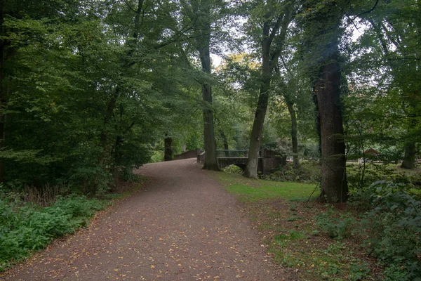 Vicolo Parco Brema Durante Una Giornata Autunnale — Foto Stock