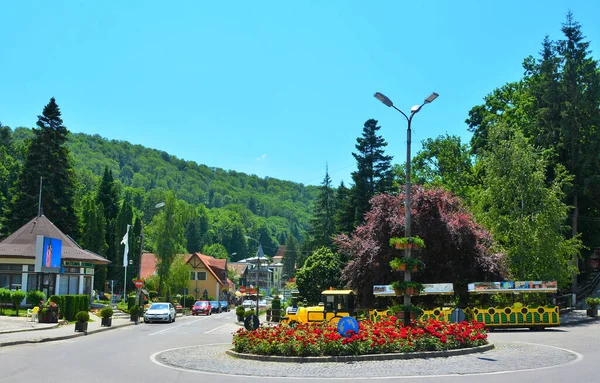 Sovat Romania Septiembre 2019 Calle Sovata Resort Rumania —  Fotos de Stock