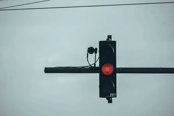 交通信号灯的特写 — 图库照片