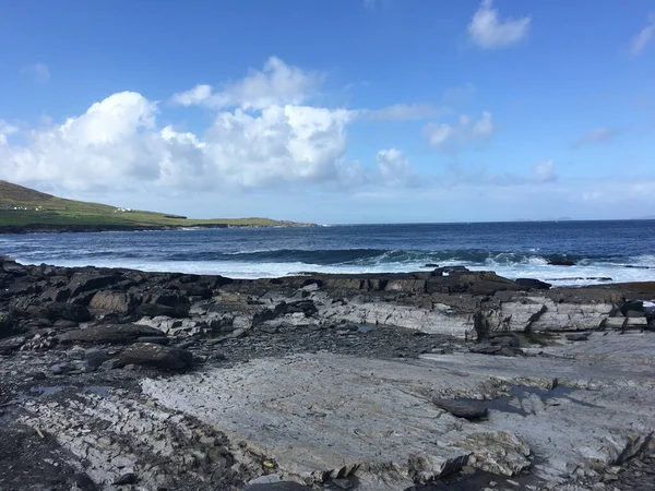 Havets Vågor Solig Dag Irland — Stockfoto