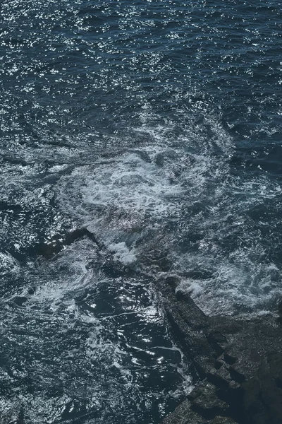 Вертикальный Вид Море — стоковое фото