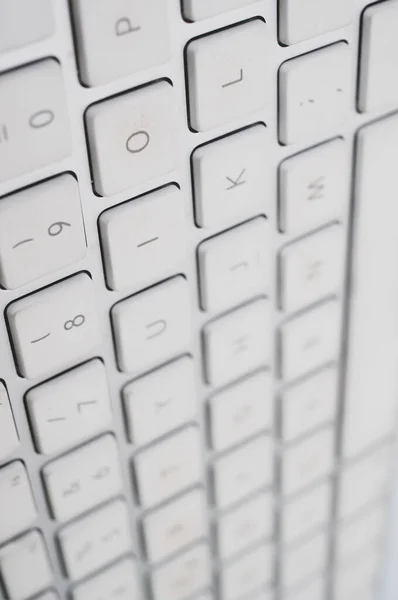 Vertical Shot Modern Clean Keyboard — Stock Photo, Image