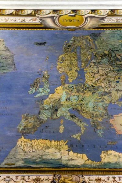 Pionowe Ujęcie Starej Tekstury Mapy Świata — Zdjęcie stockowe