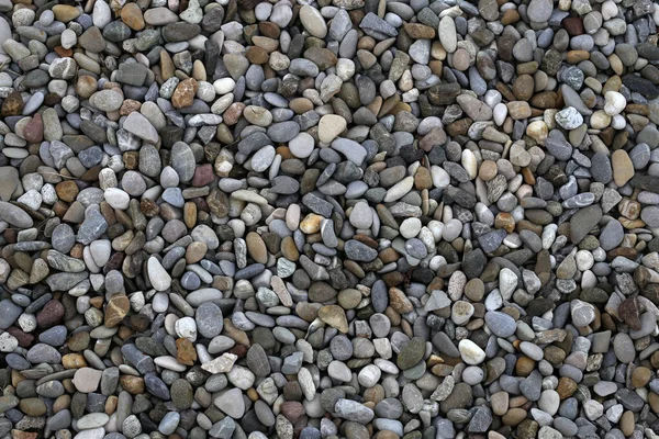 Eine Aufnahme Von Oben Von Einem Haufen Von Meeressteinen — Stockfoto