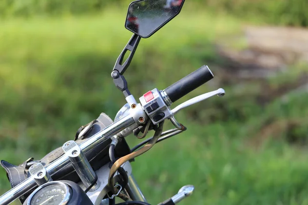 Selective Focus Shot Motorcycle — Stock Photo, Image