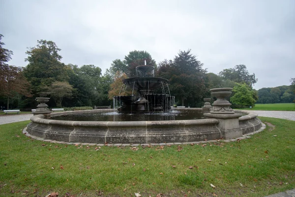 Une Fontaine Dans Parc Brême Allemagne — Photo