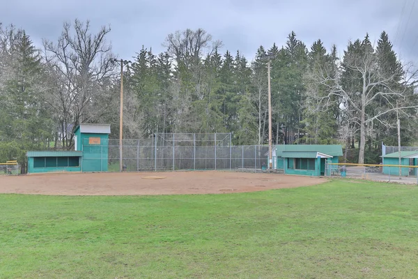 Blick Auf Ein Baseballfeld Kreps Park Morgantown West Virginia — Stockfoto