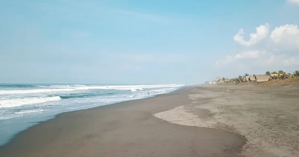 Une Belle Plage Paredon Monterrico Guatemala — Photo