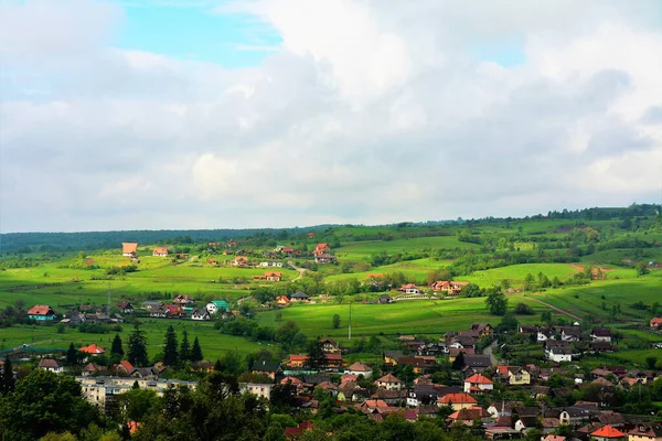 Une Belle Vue Aérienne Paysage Urbain Sovata Situé Roumanie — Photo
