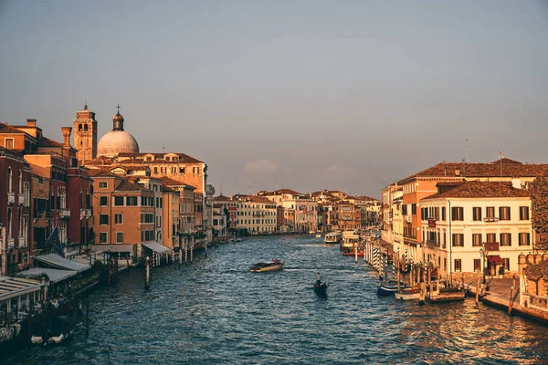 Eine Schöne Aufnahme Des Canal Grande Venedig — Stockfoto