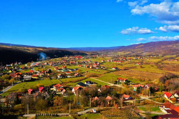 Une Belle Vue Aérienne Paysage Urbain Sovata Situé Roumanie — Photo