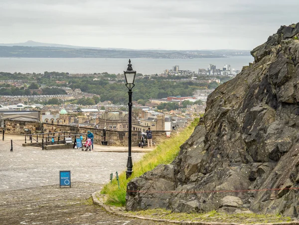 Edin Reino Unido Set 2020 Terreno Castelo Edimburgo Com Vistas — Fotografia de Stock