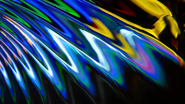 Abstrakt Konst Bakgrund Med Ljusa Färgglada Ljuseffekter — Stockfoto