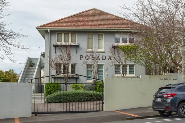 Auckland New Zealand Eylül 2019 Parnell Deki Posada Apartmanının Görüntüsü — Stok fotoğraf