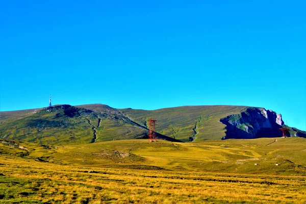Electricidad Naturaleza Entre Las Montañas Bucegi Rumania — Foto de Stock