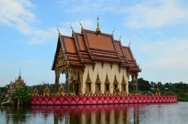 Die Schöne Aussicht Auf Das Wat Plai Laem Koh Samui — Stockfoto