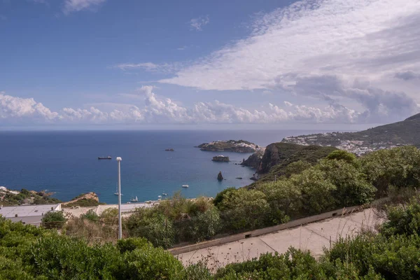 Vista Panoramica Del Porto Ponza — Foto Stock