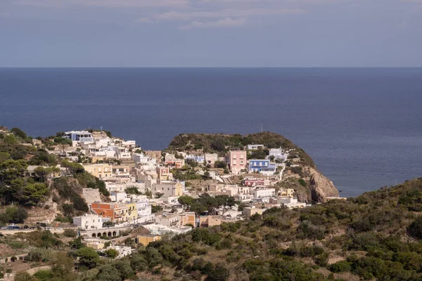 Piccola Città Colorata Sull Isola Ponza Italia — Foto Stock