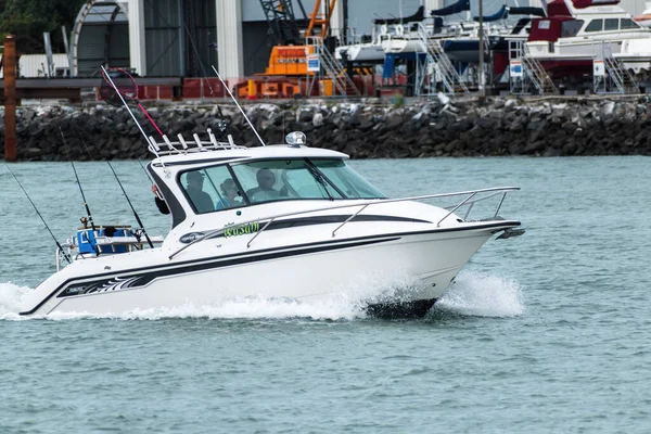 Auckland Nieuw Zealand Okt 2019 Uitzicht Motorboot Tamaki Rivier — Stockfoto