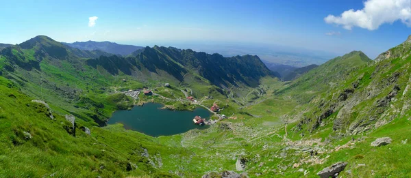 Balée Roumanie Août 2020 Lac Balea Dans Les Monts Fagaras — Photo