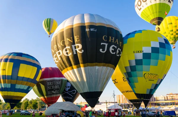 Igualada Spanien Juli 2019 Konzentration Von Luftballons Aus Mehr Als — Stockfoto