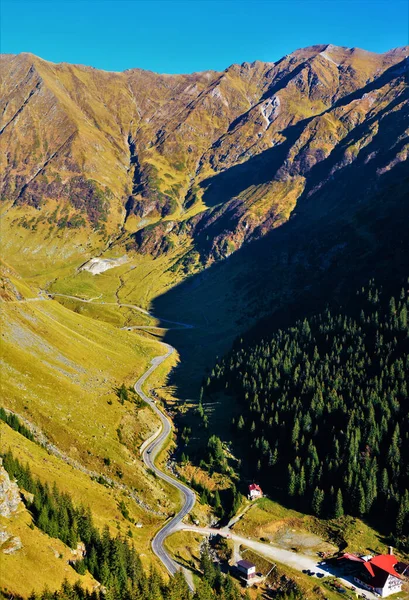 Colpo Ipnotizzante Bellissime Montagne Fagaras Romania — Foto Stock