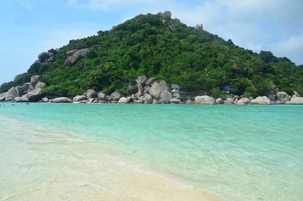 Vue Imprenable Sur Koh Nang Yuan Koh Tao Thaïlande — Photo