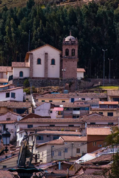 Cusco Peru Oct 2020 Kurs Toppen Hela Cusco City — Stockfoto