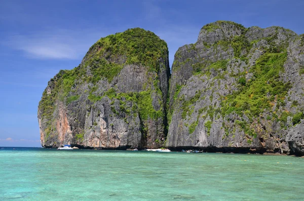 Hermosa Vista Maya Bay Koh Phi Phi Tailandia — Foto de Stock