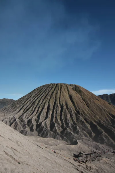Eine Vertikale Aufnahme Der Hügel Bromo Tengger Semeru Nationalpark Indonesien — Stockfoto