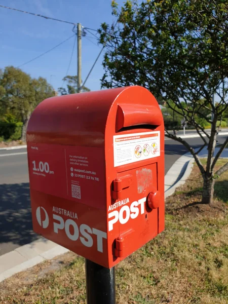 Southern Highlands Australia Sep 2020 Red Box Ubicated Streets Australia — Stock Photo, Image