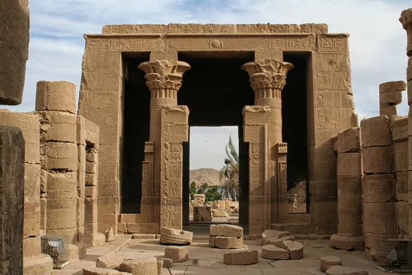 Templo Isis Philae Asuán Egipto — Foto de Stock