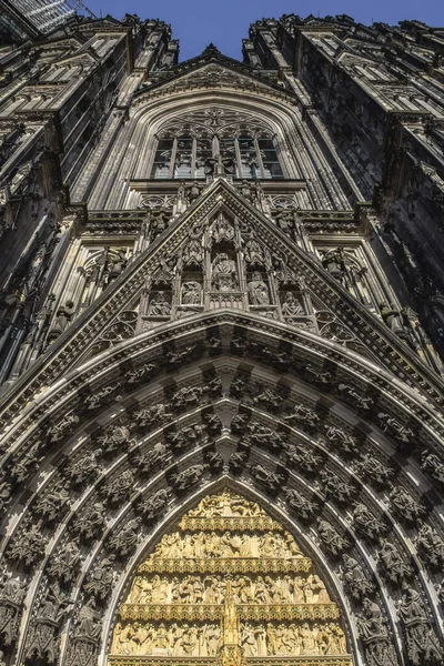 Köln Katedrali Nin Ana Girişi Aziz Peter Katedrali Almanca Kolner — Stok fotoğraf