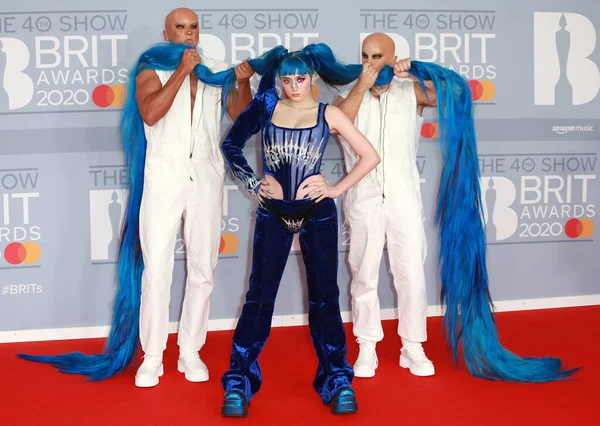 London United Kingdom Feb 2020 Ashnikko Attends Brit Awards 2020 — Stock Photo, Image