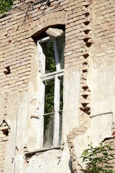 Eine Vertikale Aufnahme Der Ruinen Eines Hauses Bad Doberan Mecklenburg — Stockfoto