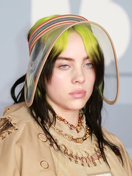 London United Kingdom Şubat 2020 Billie Eilish Şubat 2020 Tarihinde — Stok fotoğraf