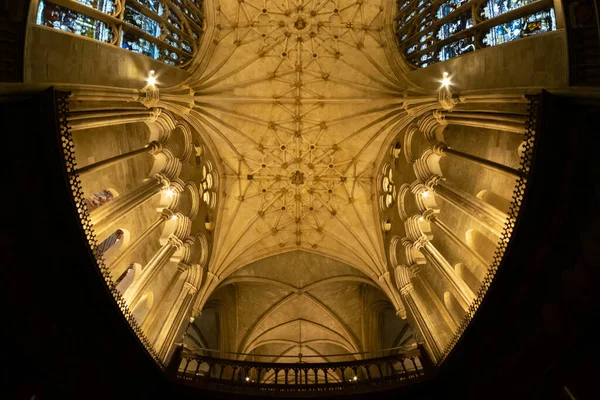 Wincheste United Kingdom Ingdom December 2018 Beautiful Roof Winchester Cathedral — 图库照片
