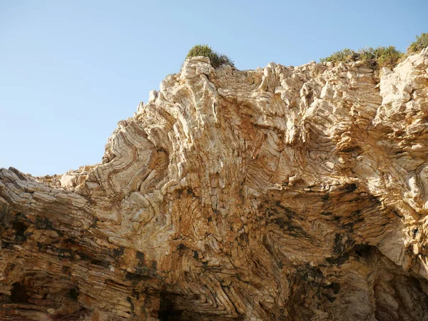 Enormi Scogliere Catturate Creta Grecia Durante Giorno — Foto Stock