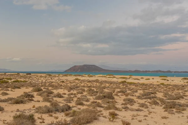 Eine Nahaufnahme Des Naturparks Dunas Corralejo Auf Fuerteventura Spanien — Stockfoto