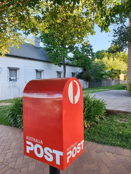Southern Highlands Australien Sep 2020 Rote Box Den Straßen Australiens — Stockfoto
