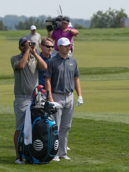 Oakmont Estados Unidos Junho 2016 Golfista Profissional Jordan Spieth Irmão — Fotografia de Stock