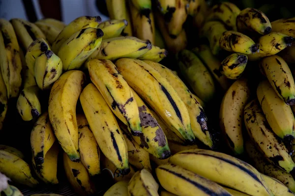 Close Bananas Maduras — Fotografia de Stock