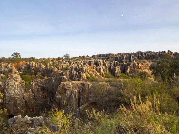 Närbild Kanjon Cerro Del Hierro Sevilla — Stockfoto