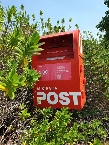 Southern Highlands Ausztrália Szeptember 2020 Red Box Ubished Streets Australia — Stock Fotó