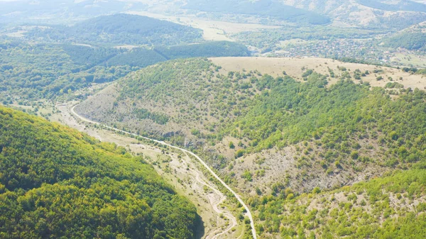 Una Toma Aérea Bosque Las Colinas — Foto de Stock