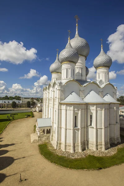 Vertical Shot Assumption Cathedral Rostov Russia — Stock Photo, Image