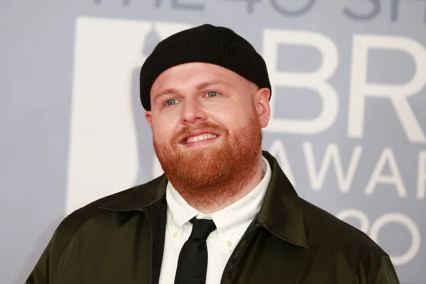 London Förenade Kungariket Feb 2020 Tom Walker Deltar Brit Awards — Stockfoto