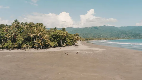 Une Belle Vue Sur Plage Queue Baleine Uvita Costa Rica — Photo