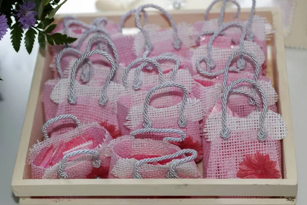 Detalle Recuerdos Fiesta Infantil Baby Shower Girl — Foto de Stock